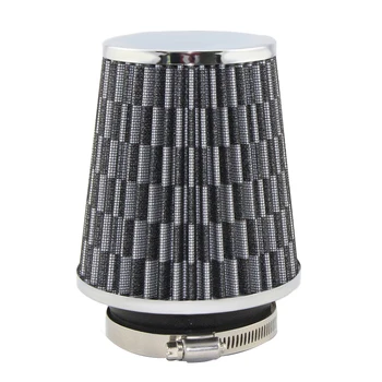Universal Air Filter Car Performance High Flow Air Filters for Cold Air Intake 3 inch Air Intake Filter Kit Scientific Structure universal car air filter 76mm 3in cone shaped high flow cold air intake mesh filter black mushroom head motorbike cleaner new