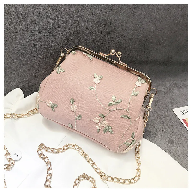 Croyance Mini Shell shape женская сумка через плечо Женская Длинная цепочка на плечо сумки-мессенджеры маленькая искусственная кожа кружевная сумочка кошельки