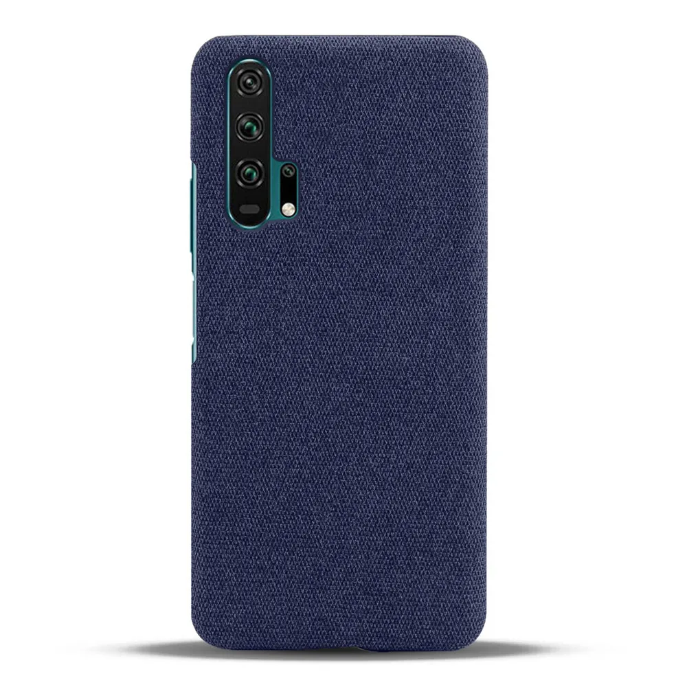 Роскошные тканевые Чехлы для Huawei Honor 20 Pro тонкий тканевый жесткий чехол в стиле