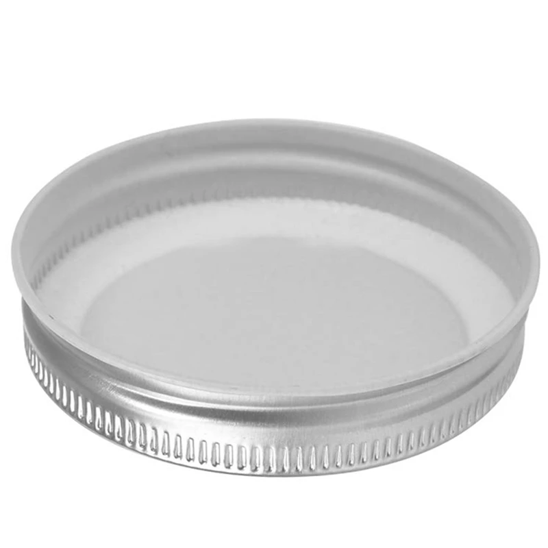 20-Piece Mason Jar cap с силиконовым уплотнением обычные рот Герметичный и безопасный, серебряный