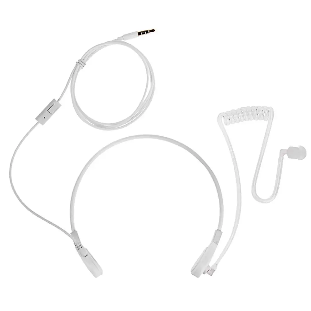 Gran oferta Micrófono de garganta de 3,5mm para teléfono móvil, auricular de tubo de aire oculto para teléfono inteligente, iPhone, Android, Xiaomi, Hua, wei, Samsung para películas de juegos zWzKE9WlMKV