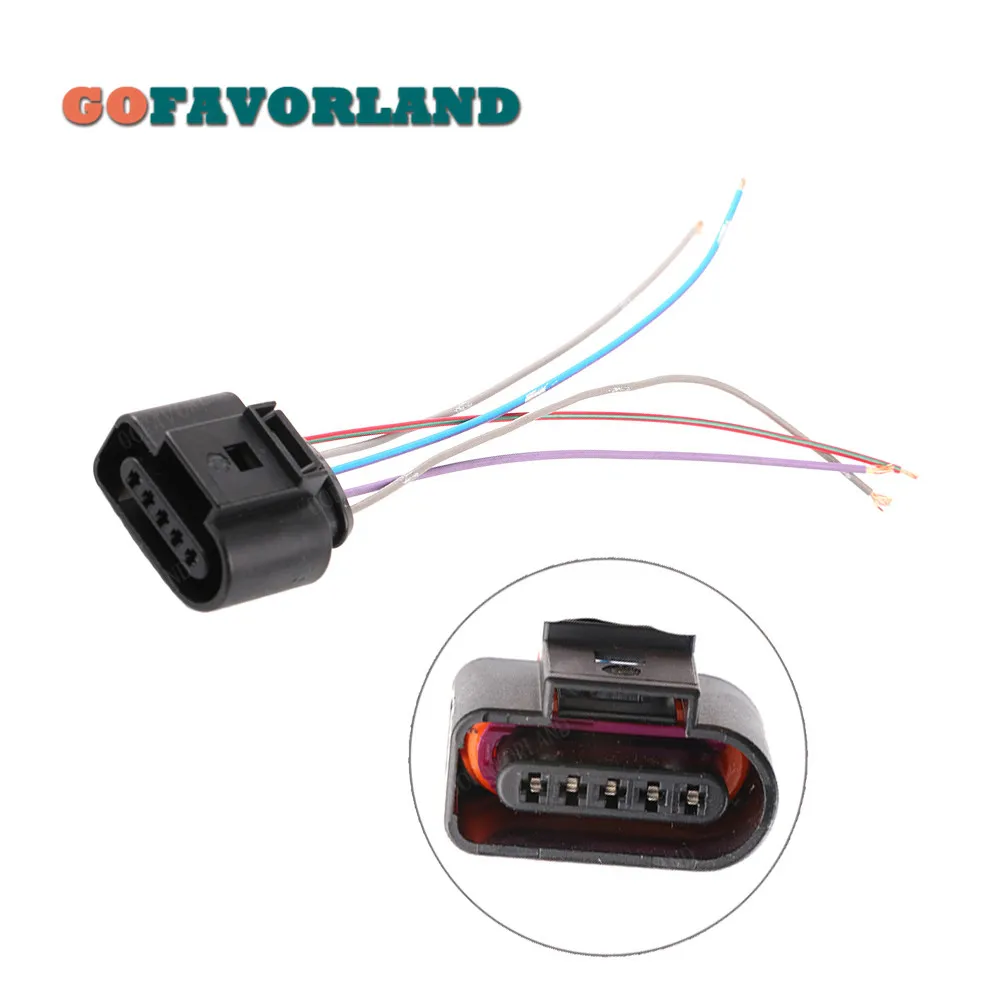 5 Pin VAG воздушного потока метр провод разъем 1J0973705 для VW Passat Gold Jetta Polo Touareg для Audi A3 A4 A6 A8 Q7 TT