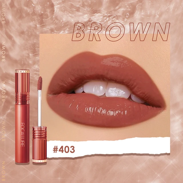 FOCALLURE Shiny Nourish Lip Gloss 17 Colors Liquid Lipstick Waterproof Long Lasting Moisturizing Lipgloss Lip Makeup Cosmetics 403