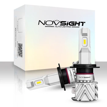 

NOVSIGHT Mini H4 H7 Led Car Headlight Bulbs Led H8 H11 HB3 9005 HB4 9006 Auto Nebbia Fog Light Luces Fanless High Low Car Bulb
