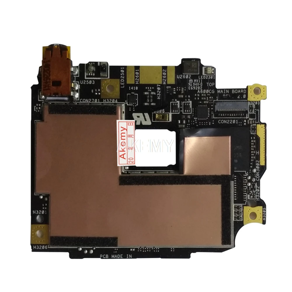Best Working Mainboard For Asus ZenFone 6 A601CG A600CG A600C A601C 8GB motherboard Mainboard Main board 8G-SSD 1G-RAM