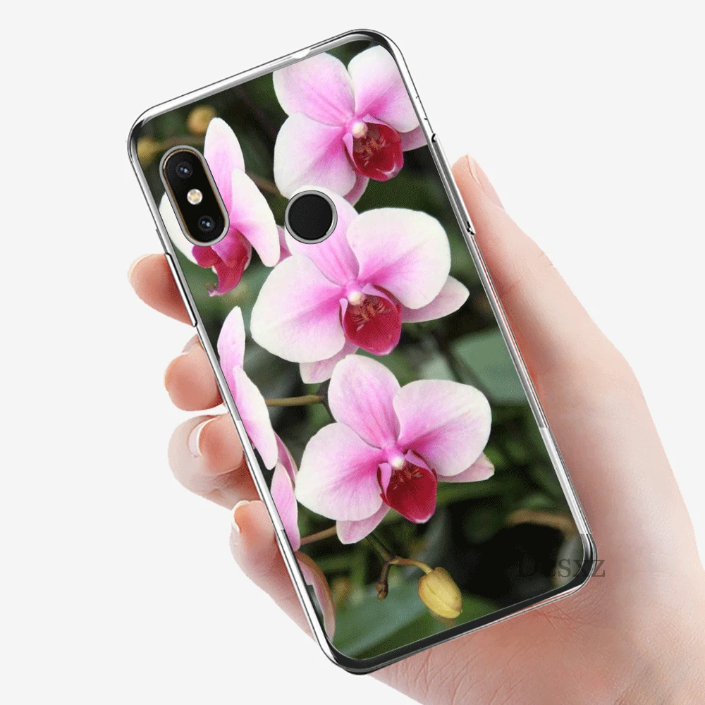 Чехол для телефона Xiaomi Redmi GO 7 S2 4A 4X5 5A Plus 6 6A 7A K20 Pro Чехол с защитой цветов орхидеи красочный чехол - Цвет: 8