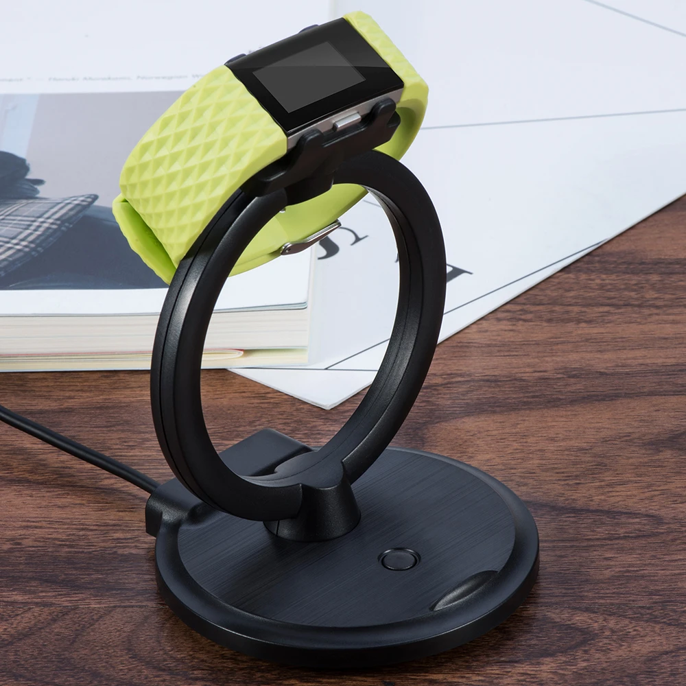 USB кабель для зарядки аккумулятора зарядная док-станция Держатель для Fitbits Charge 2