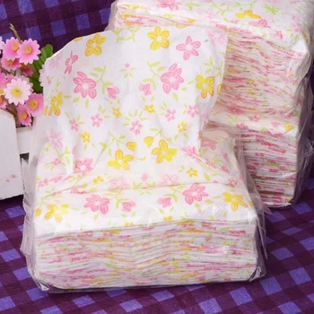 

180 Pumping Printing Soft Bag Pumping Paper Car With Table Tissue Paper Napkin Color Facial Tissue Paper Color Wood Paddle Paper