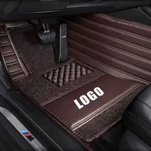 Автомобильные коврики для Volvo C30 S40 S60 S60L S80 S80L V40 V60 XC60 XC90 XC60 C70 автомобильные аксессуары Стайлинг кожа ковровое покрытие