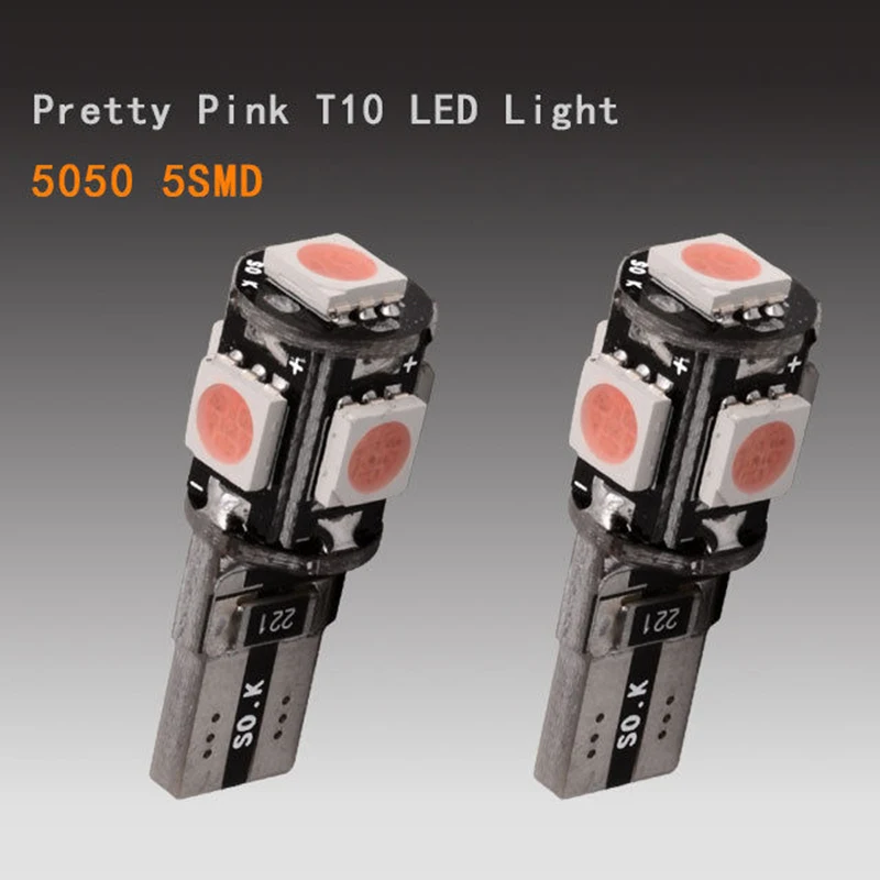 Светодиодный светильник на танкетке, комплект, T10-5050-5SMD лампы, Сменные аксессуары, заменяет, не допускает ошибок, супер яркий