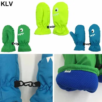 

Children Cartoon Waterproof Non-slip Mittens Kids Boys Girls Skiing Cycling Windproof Winter Warm Gloves