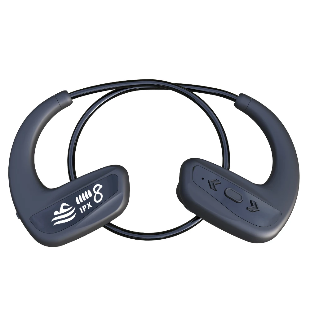 Cyboris плавательный Bluetooth наушники Ipx8 Водонепроницаемый 16 Гб Беспроводной Mp3 плеер