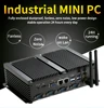 Fanless Industrial 2*Lans Mini PC Windows XP/7/10 Intel i5 3317U 1037U 1007U 4*RS232 Desktop Mini Computer 300M Wifi HDMI+VGA ► Photo 2/6