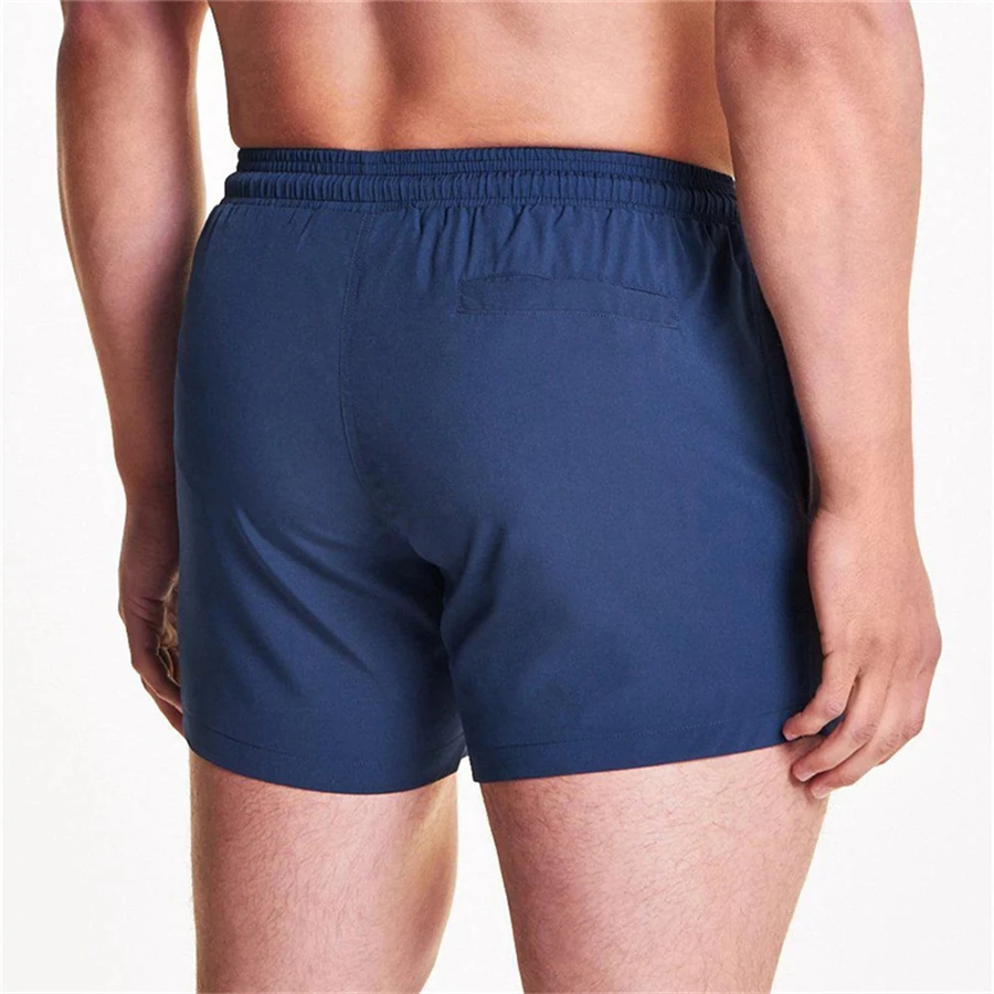 Мужские дышащие шорты для фитнеса бодибилдинга модные повседневные тренажерные залы Мужская тренировка для бегунов брендовые пляжные тонкие короткие брюки размер m-xxl