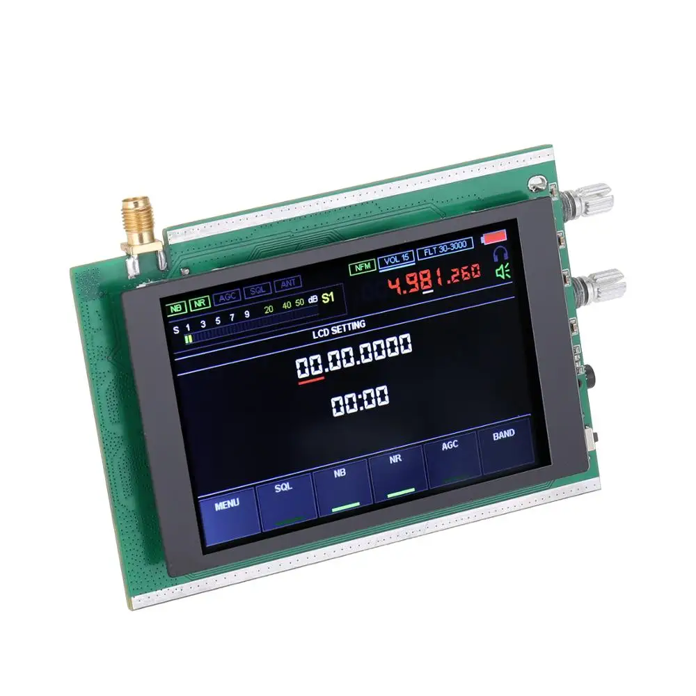 Приемник приемопередатчика 3 5 дюйма с сенсорным экраном DSP SDR HAM 50 кГц 200 МГц Mini
