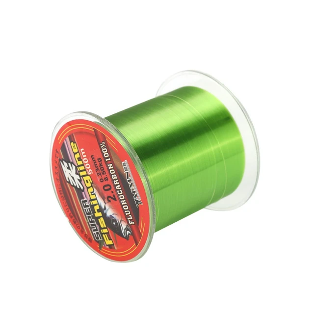 New Fishing Line Nylon Fluorocarbon 500m Yard High Strength Freshwater  Saltwater Wire Outdoor pesca Accessories Pro