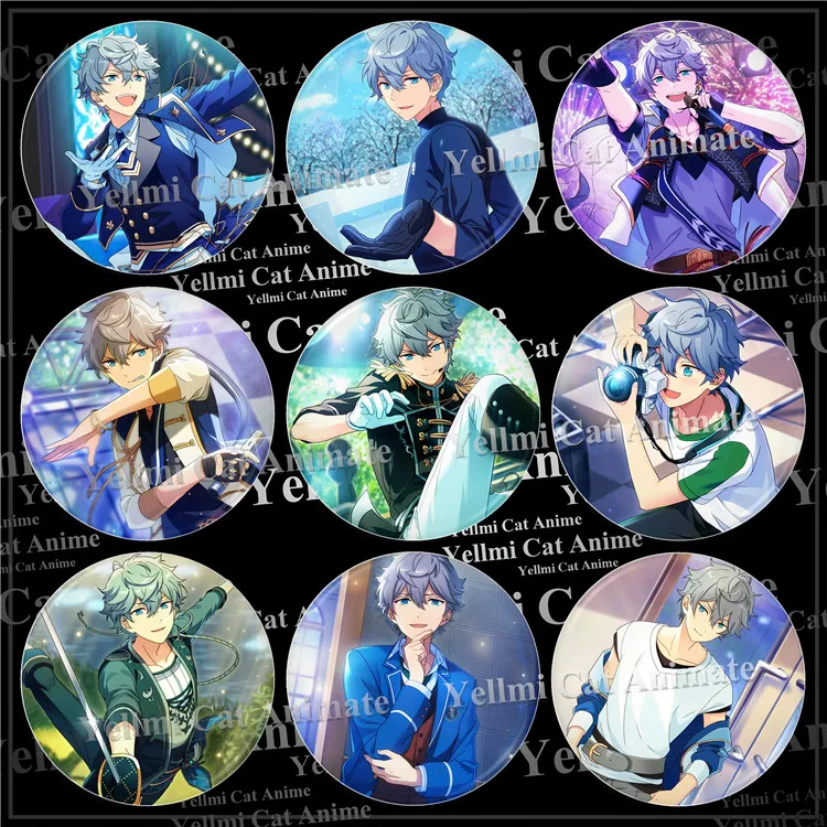 1 шт. ансамбль звезды рыцари значок idol dream Tsukinaga Leo Suou Tsukasa брошь железные иконы |
