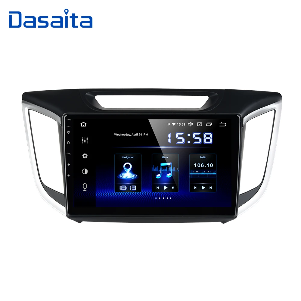 Автомобильный мультимедийный плеер для Hyundai IX25 GPS 2014 2015 2016 с Android 10 0 2 &quotIPS