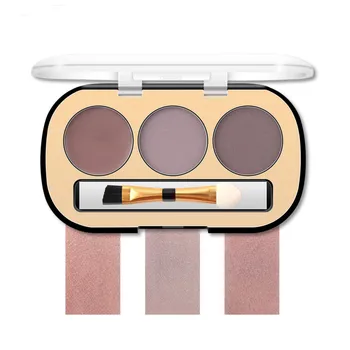 

New Waterproof Long Lasting Eyebrow Powder Palette No Fade Brow Shadow Enhancer Matte 3 Colors Fashion Eye Makeup Cosmetic TSLM1
