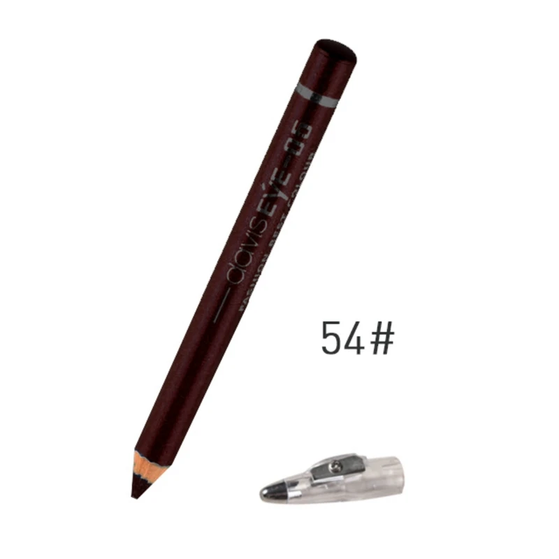 54 New Arrival Easy To Color Eyebrow Pencil Face Maquiagem Eye Makeup Smudge-proof Colorfast Lip Eye Brow Pencil With Sharpener - Цвет: 54
