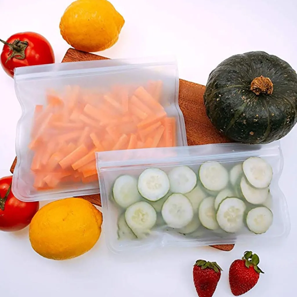 Многоразовый мешок для хранения продуктов 12 штук герметичный мешок для овощей и фруктов