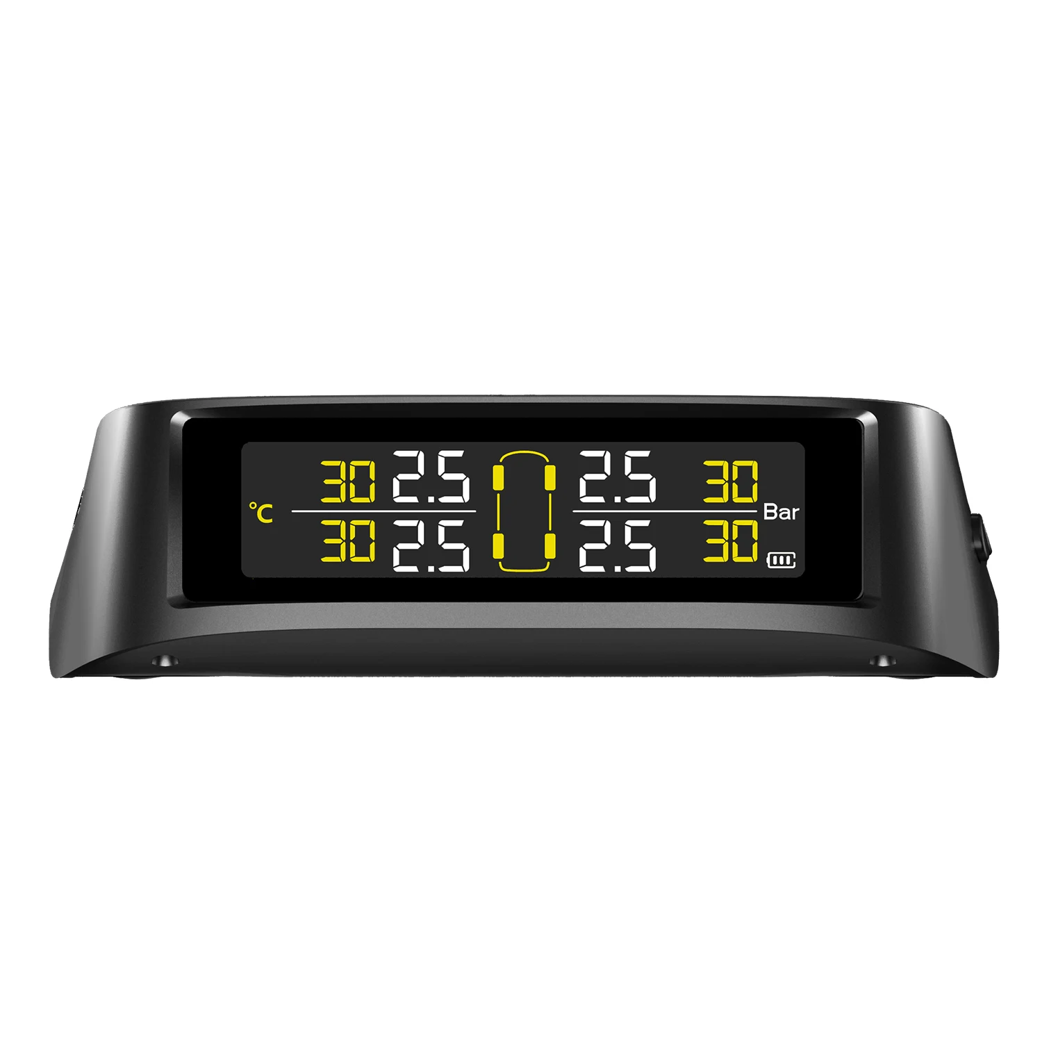 TPMS система контроля давления в шинах Солнечная Беспроводная и usb зарядка система обнаружения с 4 внешними датчиками
