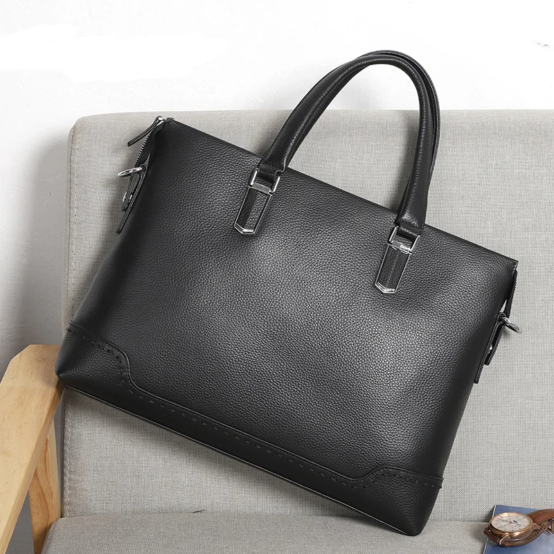 Новая дизайнерская мужская сумка из натуральной кожи, портфель, мягкая кожаная сумка, мужская сумка на плечо для ноутбука, мужская сумка-рюкзак, портфель
