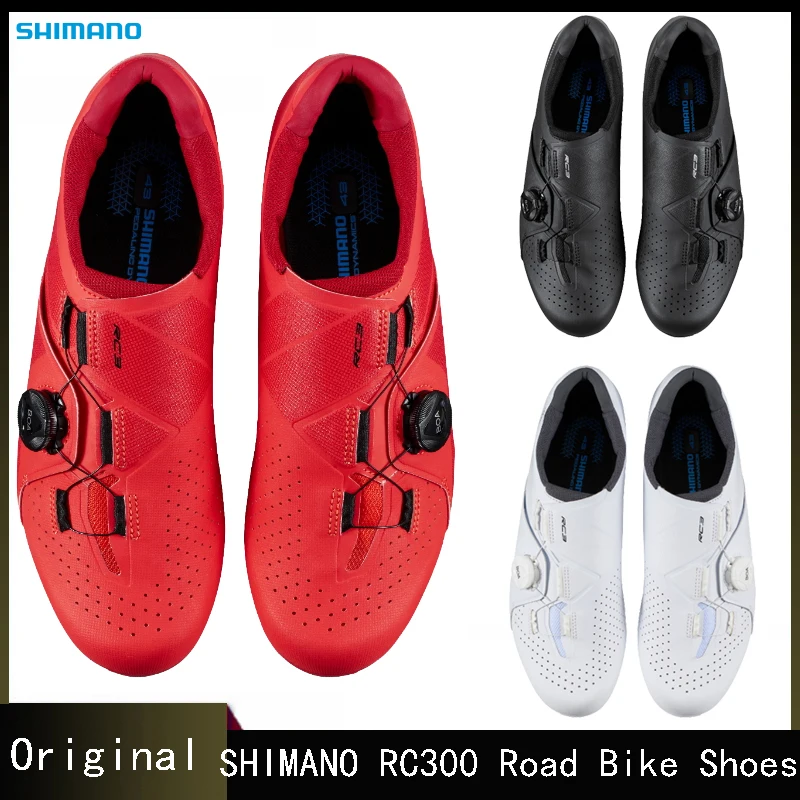 Nuovo Shimano Sh-Rc300 Rc3 Rc300 Rinforzato Con Fibra Di Vetro Nylon Fondo Bici Da Strada Bicicletta Autobloccante Scarpe Da Ciclismo