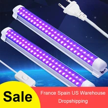 32 см черный свет сценический барный светильник 10 Вт T8 Встроенная лампочка УФ светодиодный черный свет портативный вечеринки клуб диджей оборудование с переключателем