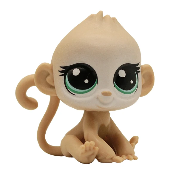 4-5 см свободные lps игрушки кошка щенок фигурка мини игрушки Фигурки Классические игрушки для домашних животных купить 3 шт случайный получить 1 бесплатно - Цвет: Абрикос