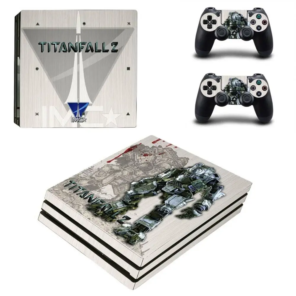 Titanfall 2 PS4 Pro наклейка PS 4 Play station 4 Pro виниловая наклейка s Pegatinas для playstation 4 Pro консоль и контроллер