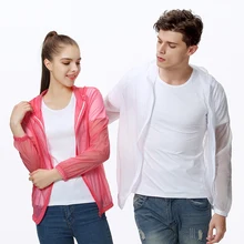 Мужская и Женская легкая прозрачная куртка с капюшоном анти-УФ Солнцезащитная рыболовная рубашка ветрозащитная анти-москитная спортивная куртка