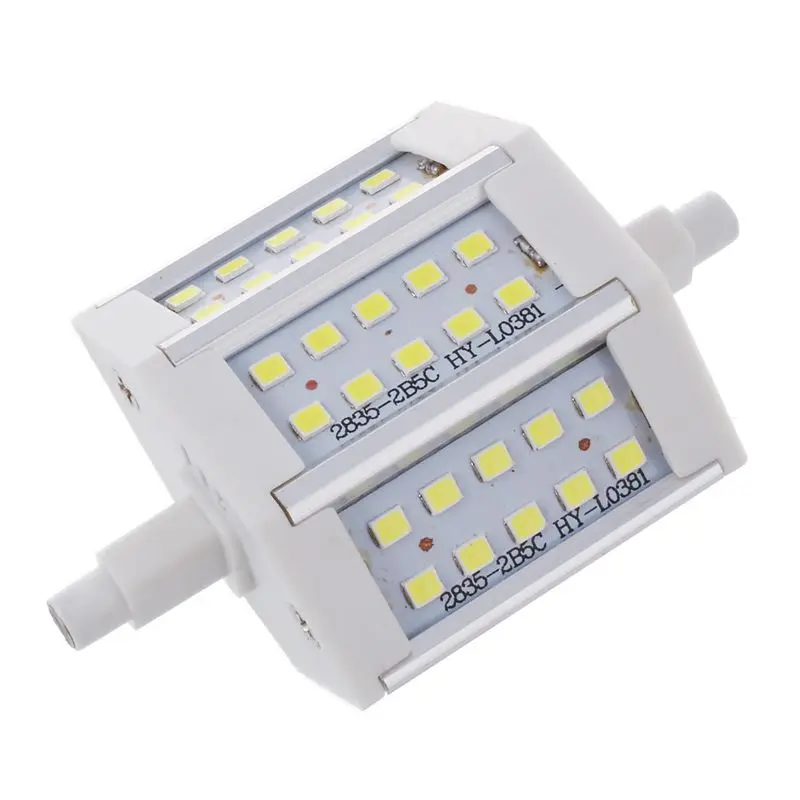 R7S 15 Вт 30 SMD 78 мм 2835 светодиодный светильник с регулируемой яркостью чистый белый |