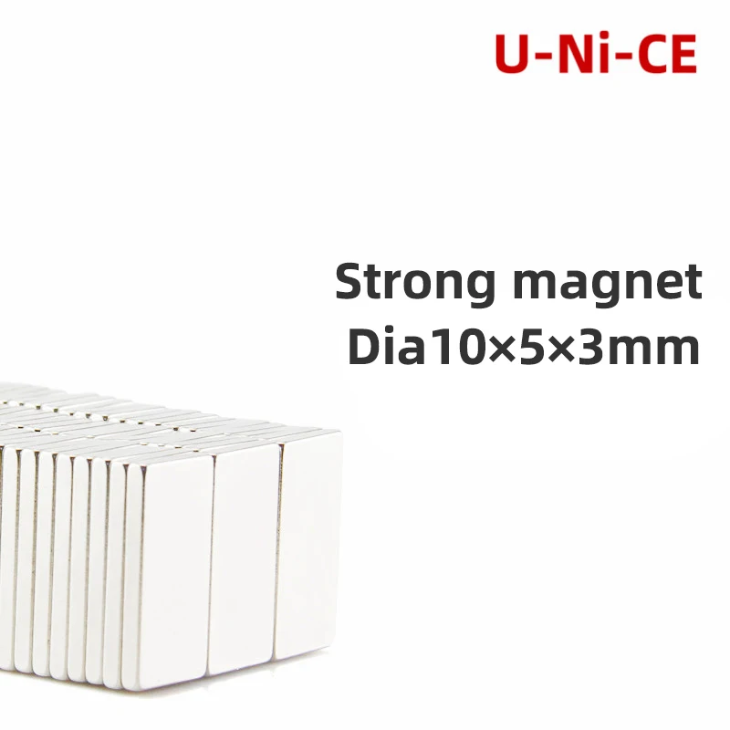 

10/20/50 pcs block magnet 10x5x3mm N35 strong square NdFeB rare earth magnet 10 * 5 * 3mm neodymium magnets, 10mm x 5mm x 3mm