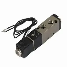 DC 24V 2 положения 5 способ G1/" Выпускной Пневматический электромагнитный клапан w кабель