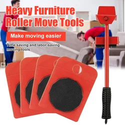 Ferramentas de manuseio de material de câmbio, prático, móveis pesados, rolo de movimento, ferramentas multifuncional, objeto pesado de movimento, polia @ ls