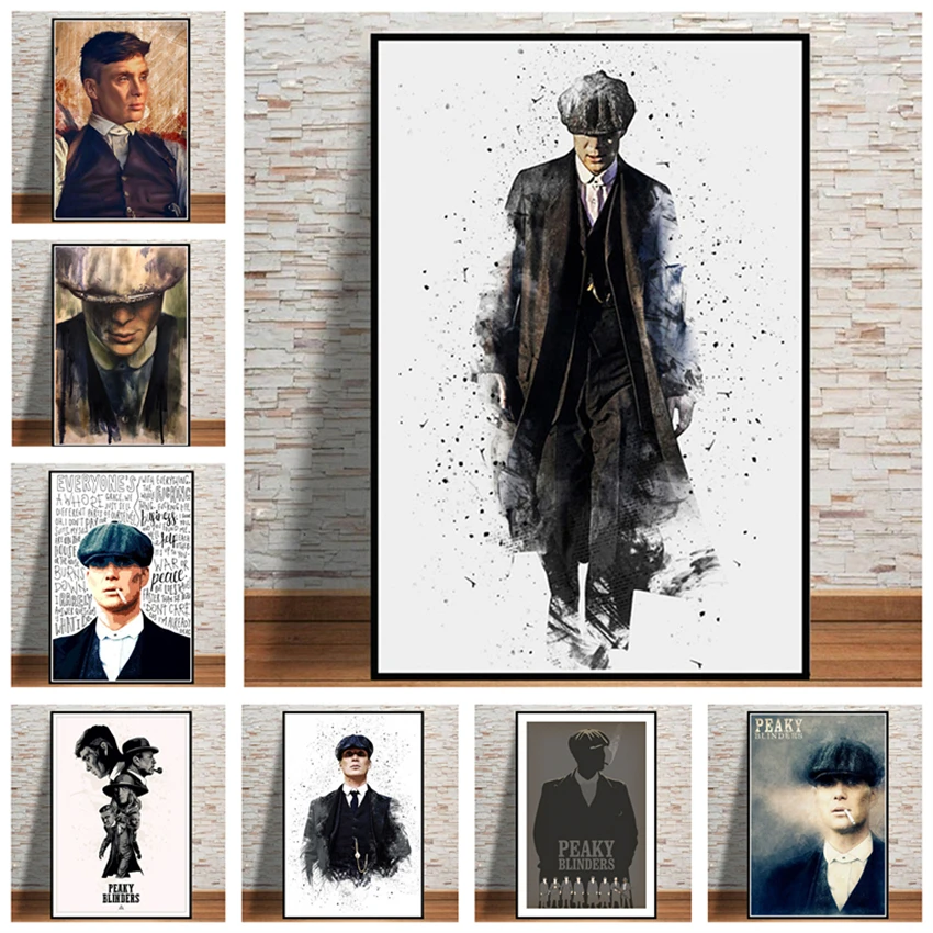 

Peaky Blinders Season TV Series Canvas Painting on the Wall Art Postesr and Prints Hanging Pictures for Home Living Room Decor