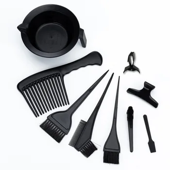 

Hair Coloring Tool Nine-piece Set Hot Oil Treatment Perm Hair Tool Beauty Tool ran fa wan ran fa shua Hair Comb Clip