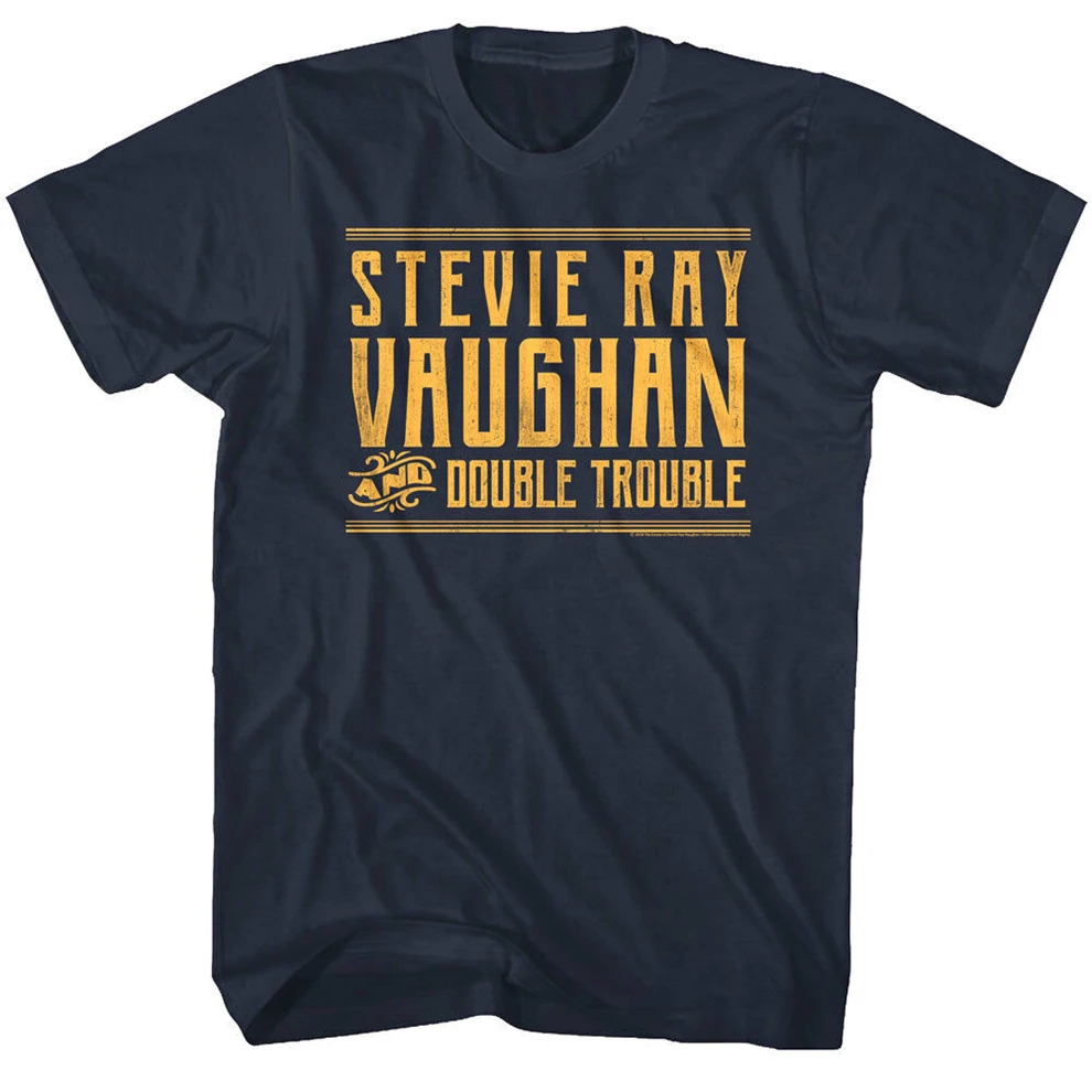 Футболка для мужчин Stevie Ray Vaughan & Double Trouble футболка Guitar Hero рок группа Concert Tour Homme