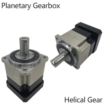

100:1 Helical Gear Planetary Ratio 100 Reducer Gearbox 19mm 6000rpm for 90mm 750W 1KW AC Servo Motor Robot