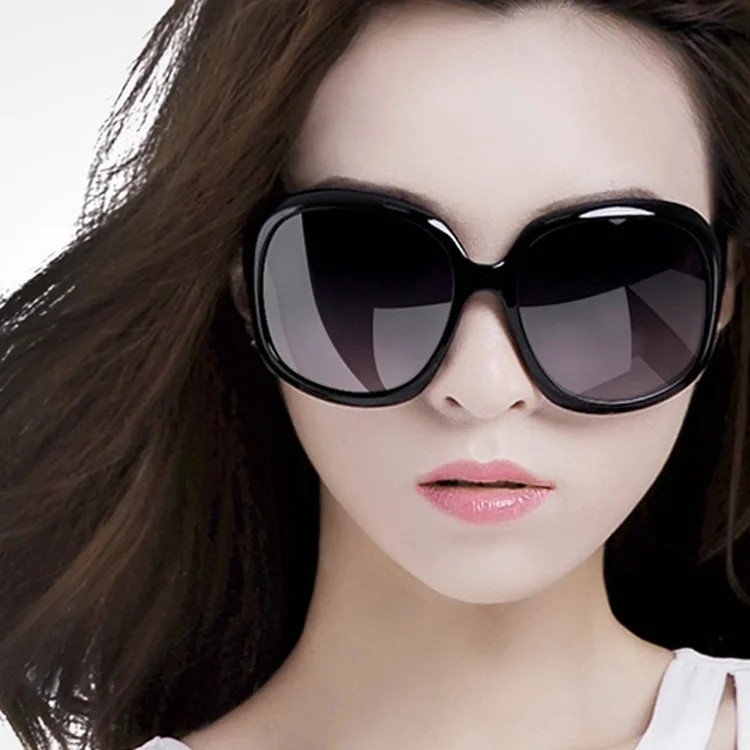 Sunglasses Women's Spring and Summer Fashion Star Models Big Frame Frog Glasses Ladies Sun Eyes