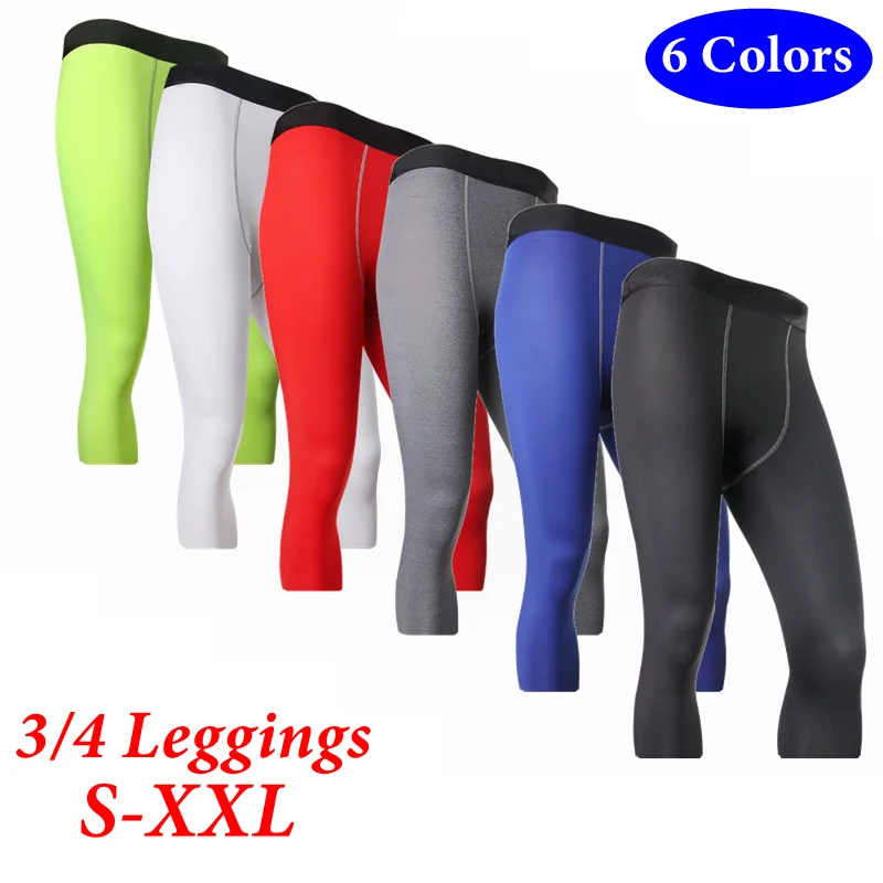 

Quality Men Compression Pants Fitness Pants Quick Dry Sports Fitness Workout Running Sportwear Baselayer Leggings Tights