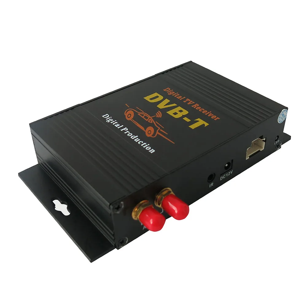 Цифровой ТВ-приставка HD DVB-T(MPEG-4) Двойной тюнер цифровой ТВ-приёмник 140-190 км/ч для Европы/Австралии/Африки/Азии
