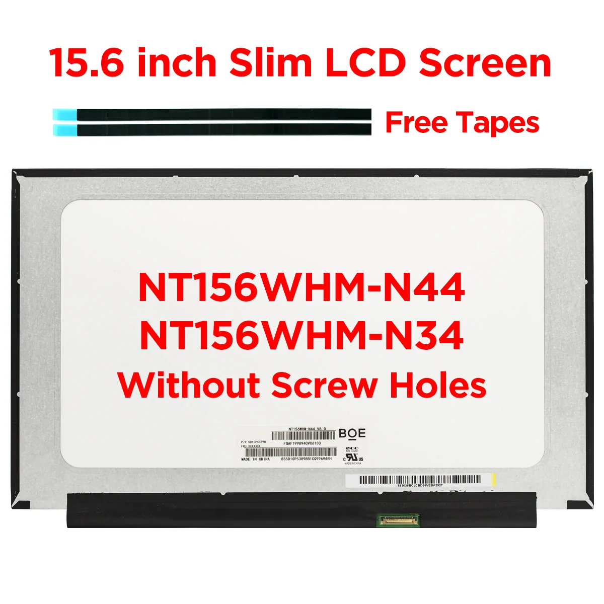 15 6-дюймовый экран для ноутбука NT156WHM-N44 V8.0 NT156WHM-N34 B156XTN08.1 B156XTN08.0 ЖК-матричная панель