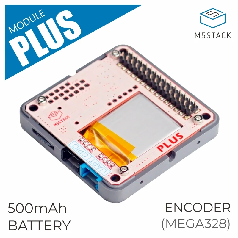 Модуль энкодера M5Stack с аккумулятором MEGA328P 500 мАч инфракрасный передатчик ISP UART/GPIO