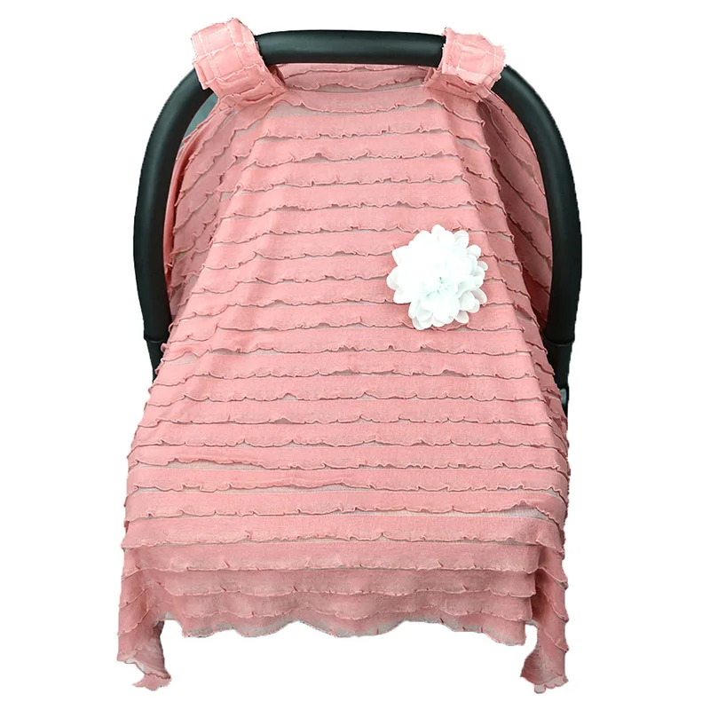Infant Car Seat Canopy Cover Baby Nursing Cover Scarf Breastfeeding Baby Shopping Cart Blanket