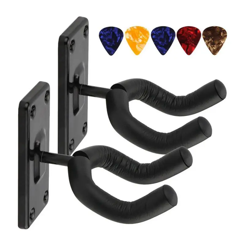 

Guitar Hanger Hook Holder Wall Mount Stand Rack Bracket Display Fits Most Guitar Bass Easy To Install+Screws