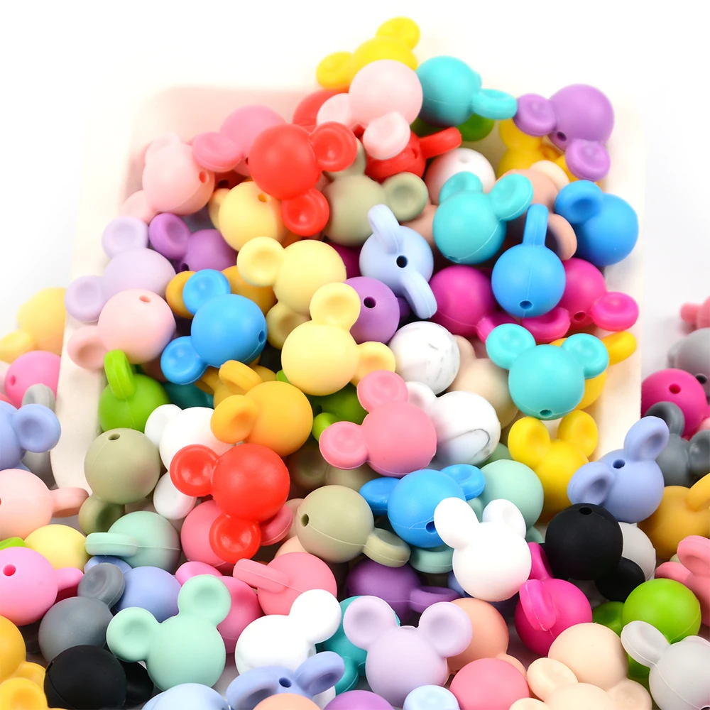 Silicone Teething Beads 10pcs/Lot For Necklaces BPA Free