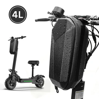 

Scooter Handlebar Bag Waterproof Hard Shell EVA Storage Bag for Folding Bike Electric Scooter Bike Frame Bag