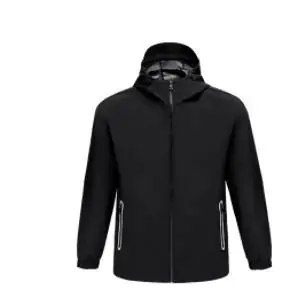 black S Xiaomi mijia Мужская городская куртка для выступления Высокоэффективная композитная ткань 4 Водонепроницаемая Ночная Светоотражающая спортивная куртка - Цвет: black S
